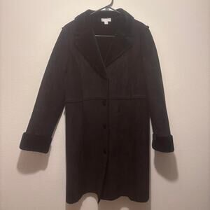 Charter club petite black faux